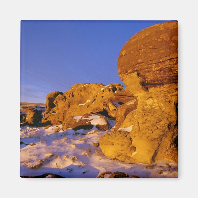 Jerusalem Felsen im Winter bei Sweetgras Magnet (Vorne)