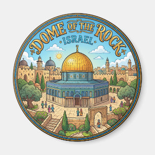 Jerusalem Felsendom Israel Magnet