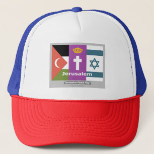 Jerusalem-Flag Truckerkappe