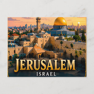 Jerusalem Israel Antikes Erbe Entkommen 📍 Postkarte