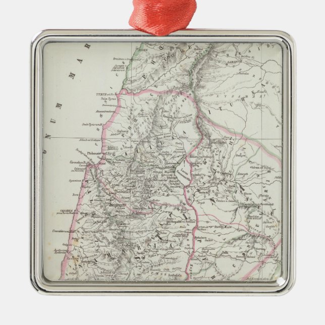 Jerusalem, Israel, Jordanien Ornament Aus Metall (Vorne)