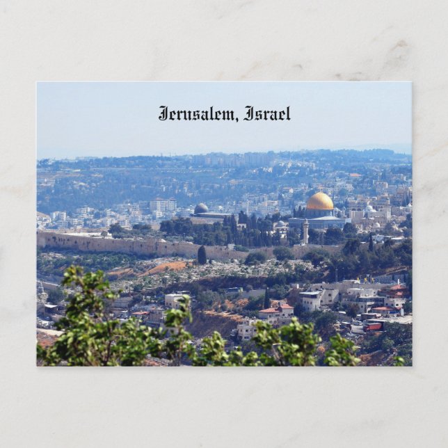 Jerusalem, Israel Post Card Postkarte (Vorderseite)