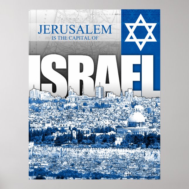 Jerusalem, Israel Poster (Vorne)