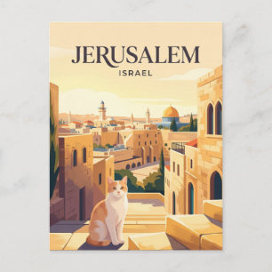Jerusalem Israel Postkarte