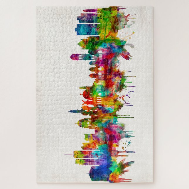 Jerusalem Israel Skyline (Vertikal)