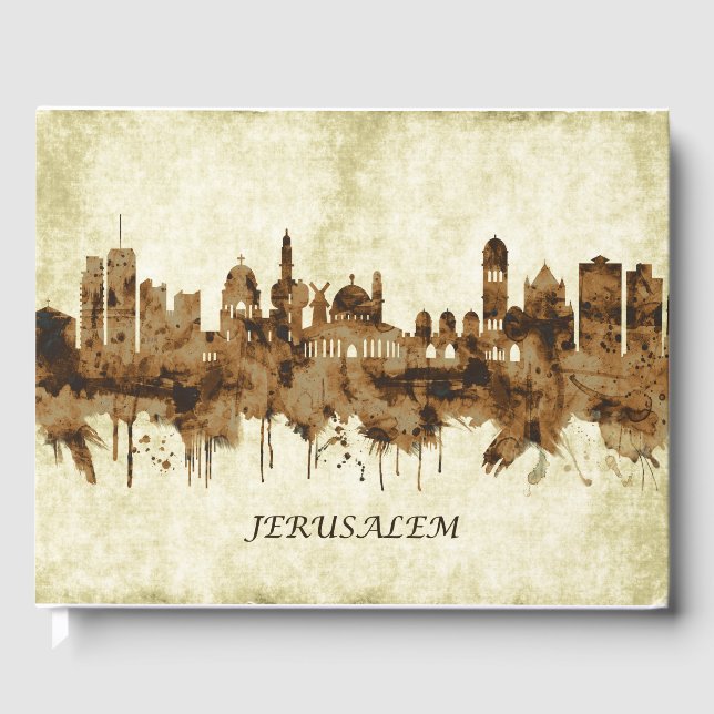 Jerusalem Israel Stadt Gästebuch (Vorderseite)