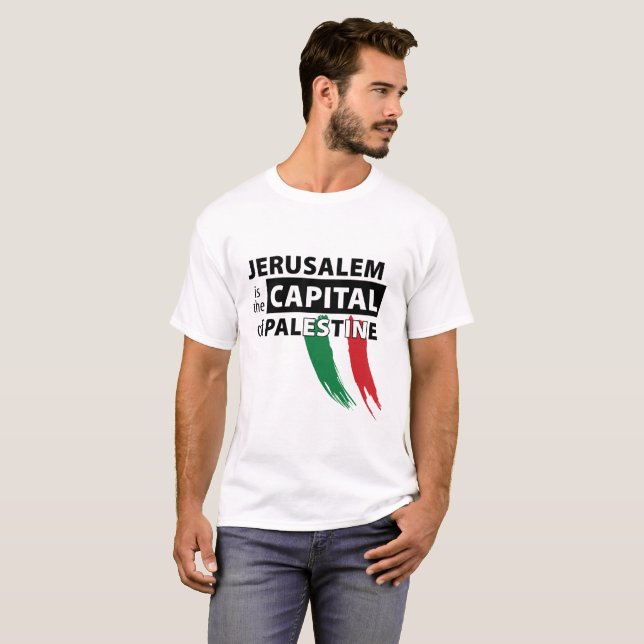 Jerusalem ist die Hauptstadt von Palästina-T - T-Shirt (Vorne ganz)