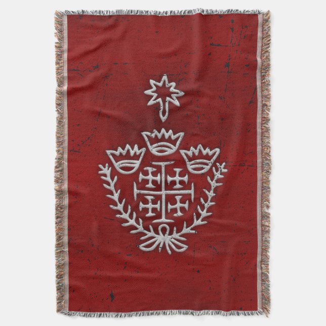 Jerusalem Knight Templar Kreuzfahrer Cross Deus Vu Decke (Vorderseite Vertikal)