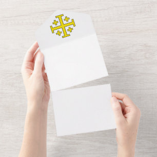 Jerusalem-Kreuz All In One Einladung