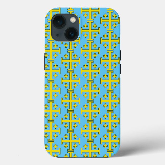 Jerusalem-Kreuz Case-Mate iPhone Hülle (Rückseite)