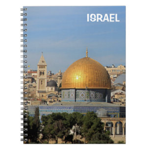 Jerusalem-Notebook in Israel Notizblock