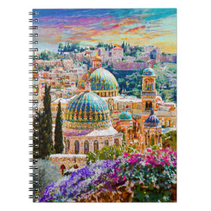 Jerusalem Old City Paint Journal Notizblock