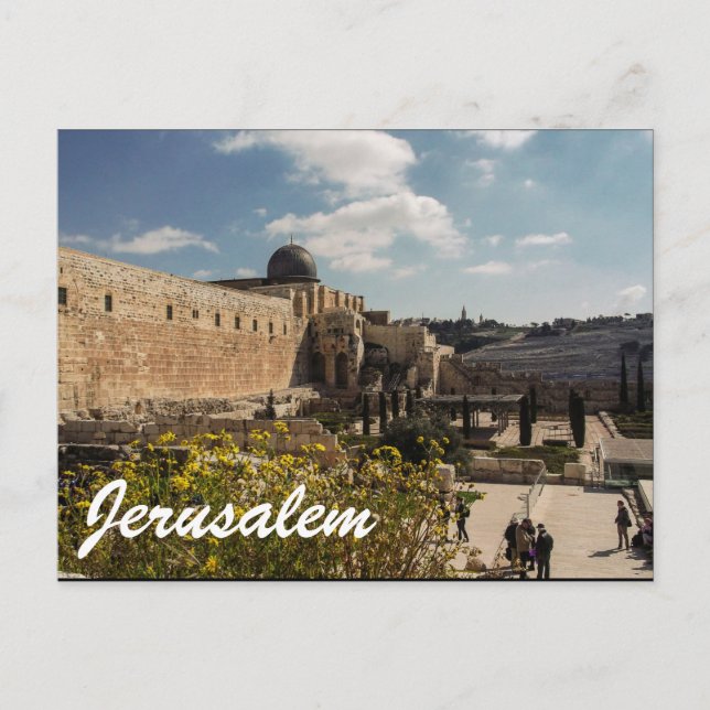 Jerusalem Postkarte (Vorderseite)