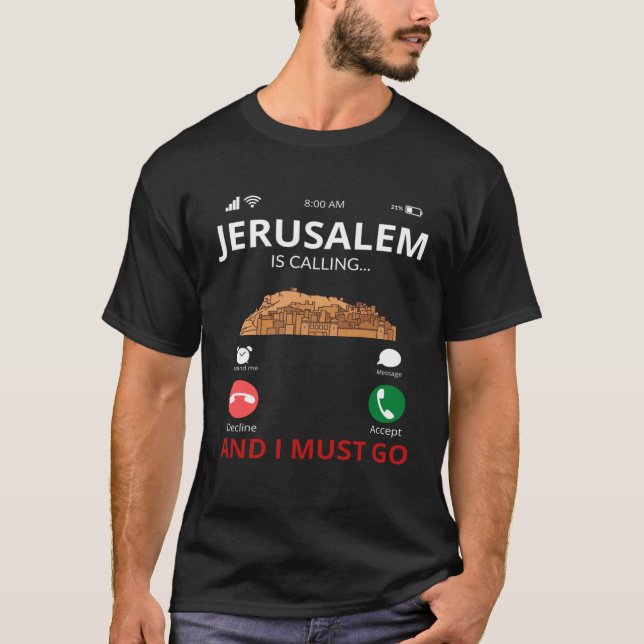 Jerusalem ruft T-Shirt (Vorderseite)