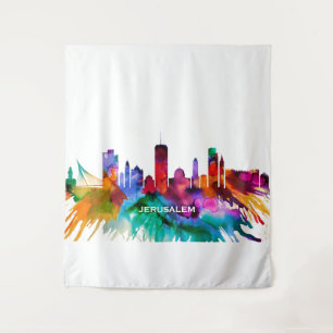 Jerusalem Skyline Wandteppich