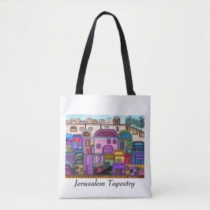Jerusalem-Tapisserie Tasche