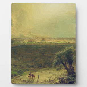 Jerusalem vom Berg der Oliven Fotoplatte