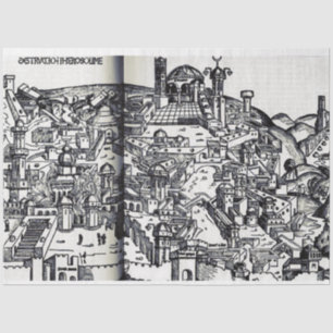 Jerusalem während der Herrschaft Salomos  Seidenpapier