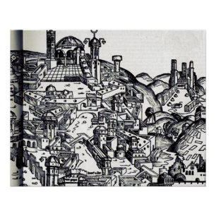 Jerusalem während der Regierung Salomons Poster