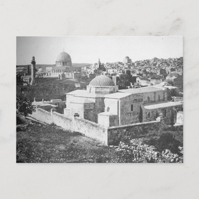 Jerusalem, wie es um 1891 erschien. postkarte (Vorderseite)