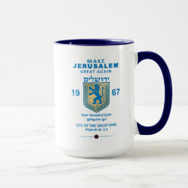 Jerusalem wieder groß machen tasse