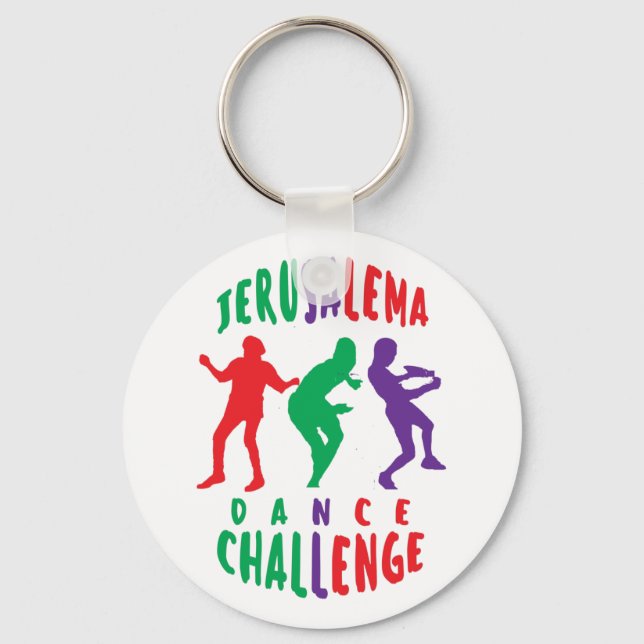 JERUSALEMA-TANZHERAUSFORDERUNG SCHLÜSSELANHÄNGER (Vorderseite)