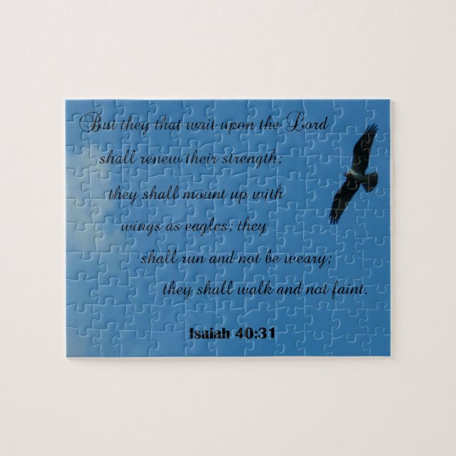 Jesaja 40:31 Aber sie, die auf den Herrn warten.. (Horizontal)