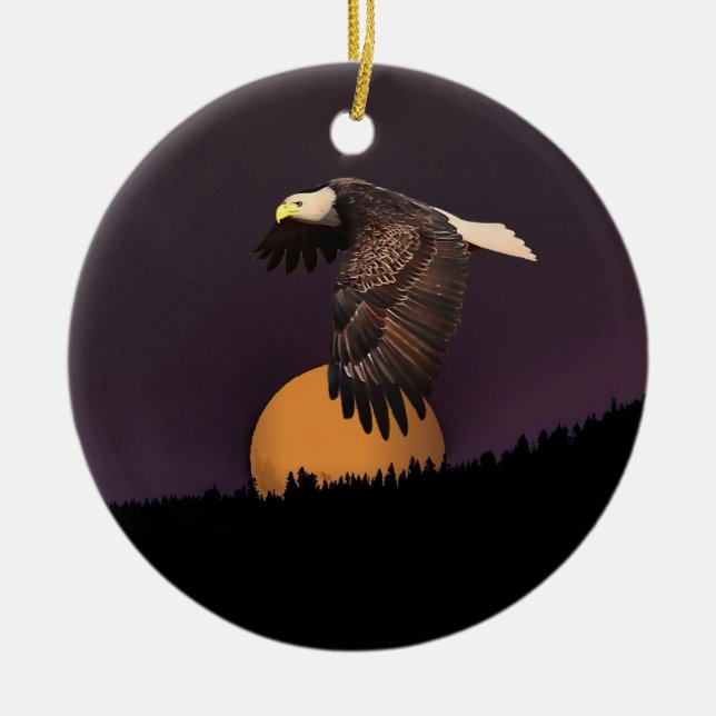 JESAJA-40:31 KERAMIK ORNAMENT (Vorne)