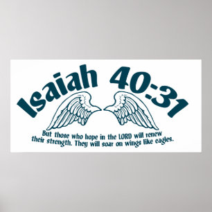 Jesaja-40:31 Poster