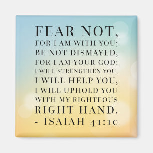Jesaja-41:10 Bibel-Zitat Magnet
