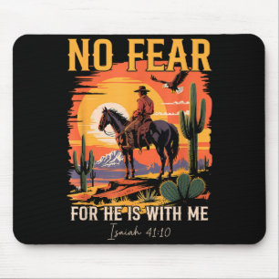 Jesaja 41_10 Cowboy-Bibelvers christlich-westliche Mousepad