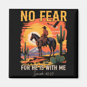 Jesaja 41_10 Cowboy-Bibelvers christlicher Western Magnet