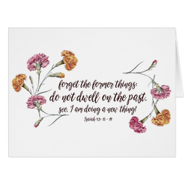 Jesaja-43:18 - 19 (Vorderseite (Horizontal))