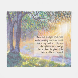 Jesaja 58:8 fleecedecke