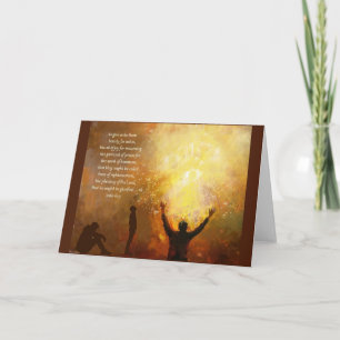 Jesaja 61:3 Schrift Christlich Inspirierend Karte