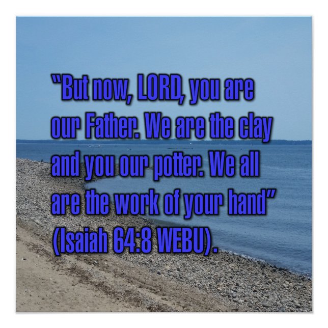 Jesaja 64:8 WEBU Poster (Vorderseite)