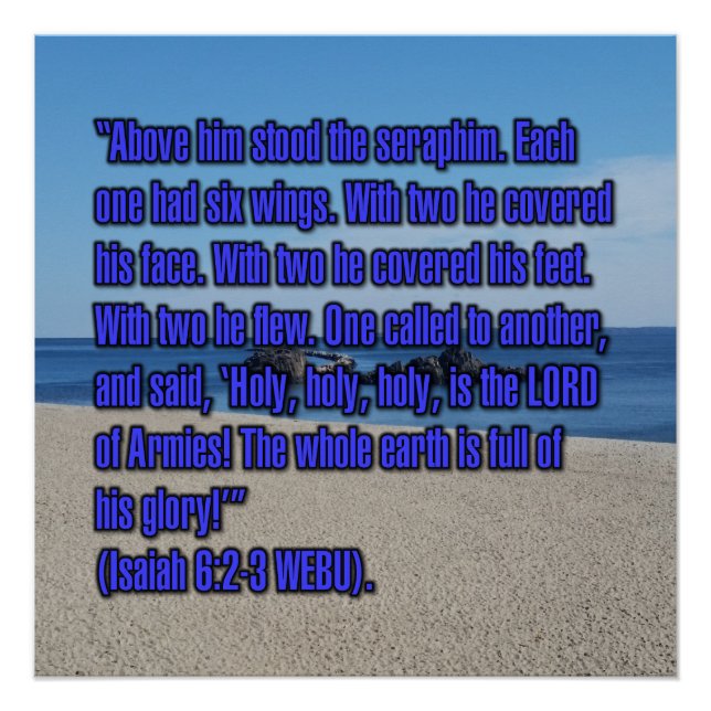 Jesaja 6:2-3 WEBU Poster (Vorderseite)