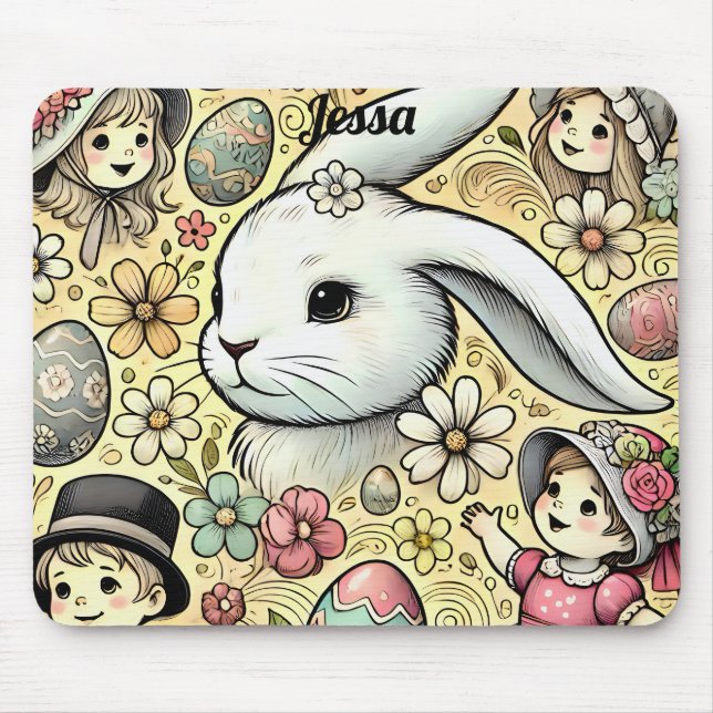 JESSA ~ Vintag Ostern ~ Mousepad (Vorne)