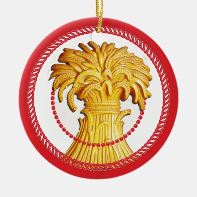Jesse Sheaf of Wheat Ornament #2 (Vorne)