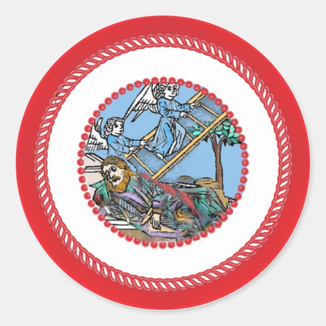 Jesse Tree Jacob's Ladder Sticker (Vorderseite)