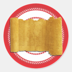 Jesse Tree Scroll Sticker