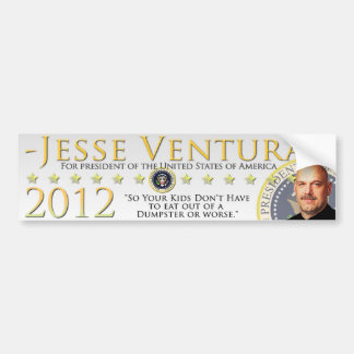 Jesse Ventura 2012 - So tun Ihre Kinder nicht Autoaufkleber
