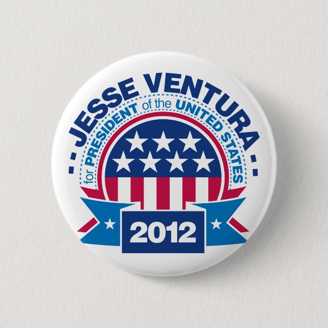 Jesse Ventura für Präsidenten 2012 Button (Vorderseite)