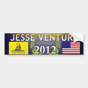 Jesse Ventura für Präsidenten 2012 - Marine, Olive Autoaufkleber