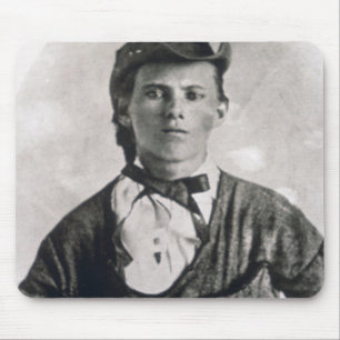 Jesse Woodson James (b/w Foto) Mousepad
