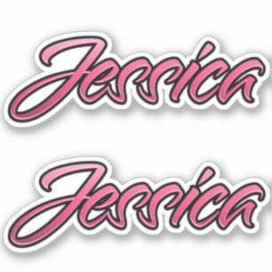 Jessica autocollants rose pastel Stickerset