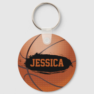 Jessica Grunge Basketball Schlüsselkette / Keyring Schlüsselanhänger