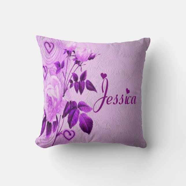 Jessicalila Blumenherzen Kissen (Vorderseite)