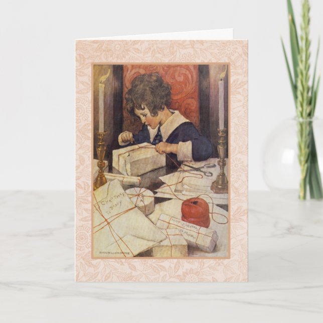 Jessie Wilcox Smith Kunstwerk. Karte (Vorderseite)