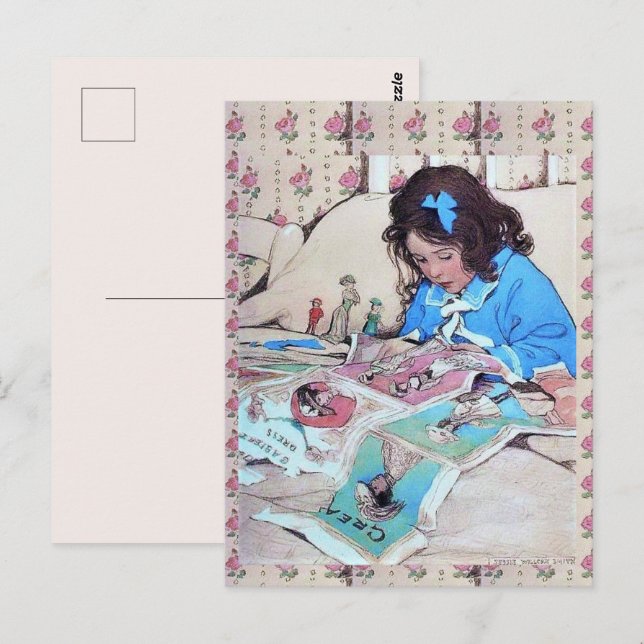 Jessie Wilcox Smith Paper Dolls Postkarte (Vorne/Hinten)
